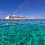 Royal Caribbean cruise ship in the Bahamas