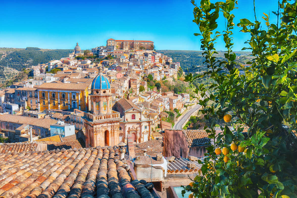 A Baroque Town In Val di Noto, Sicily, Italy